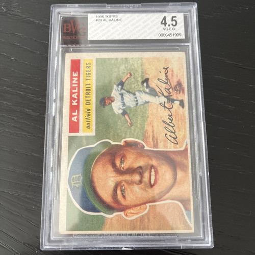 1956 Topps Al Kaline #20 Gray Back BVG 4.5 - Bild 1 von 2