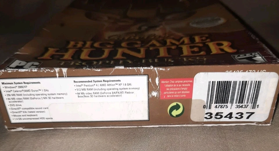 Cabela's Big Game Hunter: Trophy Bucks (PC DVD-ROM, 2007) NEW SEALED - Image 3 of 4