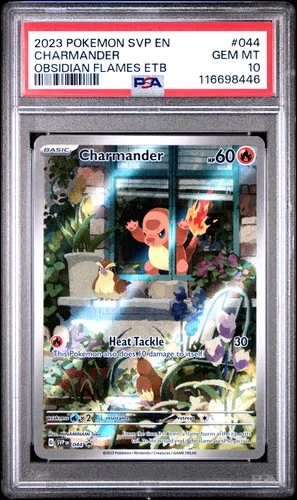 2023 POKEMON SVP EN-SV BLACK STAR PROMO #044 CHARMANDER PSA 10