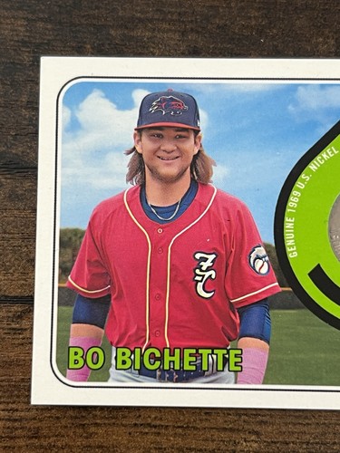 BO BICHETTE Lot of 2 Heritage Minors! ‘18 69 MINT Nickel & ‘19 FF! BLUE JAYS! - Picture 5 of 5