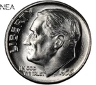 1955 Roosevelt Dime ~ Gem BU (Full Torch - FT) ~ Better Date!