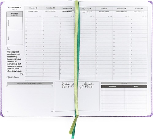 Diary 12 Month Planner Plan January to December 2025 | Colours | Made in Italy - Picture 3 of 35