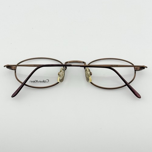 VINTAGE CALVIN KLEIN Eyeglass 406 552 Size: 47mm Frame Japan Classic Specs - Picture 13 of 16