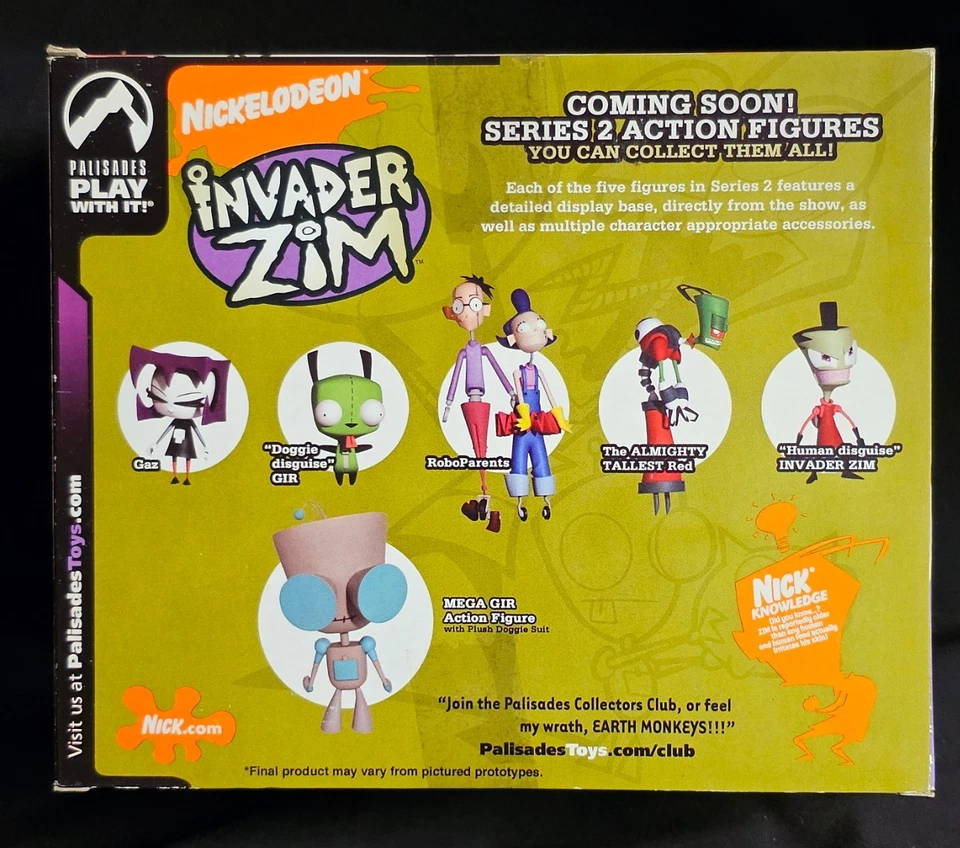 Invader Zim Old Man Disguise 2005 Chicago Exclusive Palisades NIB OOP - Image 4 of 4