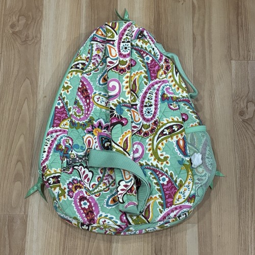 Vera Bradley Tutti FRUTTI Sling Tennis Backpack Zippered Crossbody Retired - Picture 6 of 9