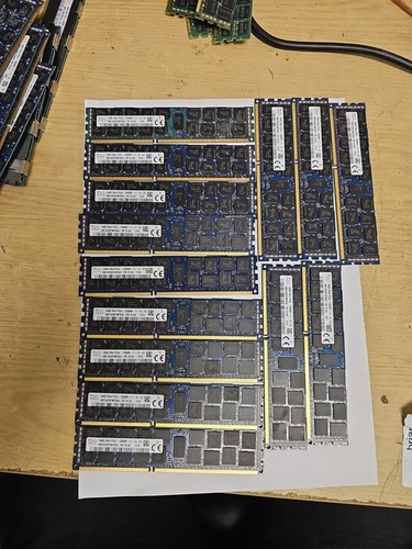 14 X 16GB (224GB)Hynix HMT42GR7MFR4A-PB 2Rx4 PC3L-12800R DDR3 ECC Server Memory - Picture 5 of 21