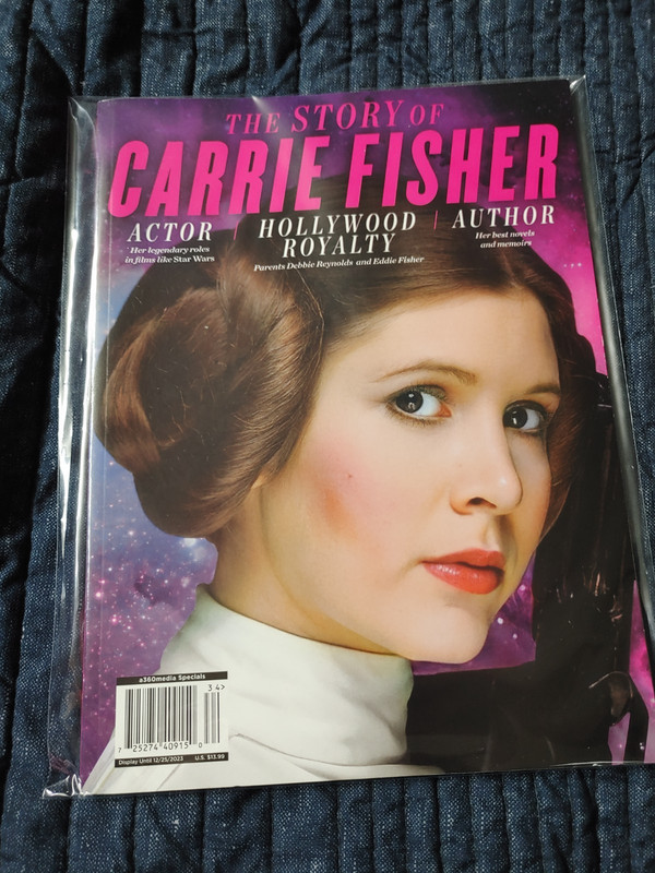 Carrie Fisher 360 Media Dec 2023 Magazine