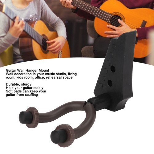 Guitar Wall Hanger Mount Adjustable Holder Hook Stand With Screws For Electr - Bild 17 von 22