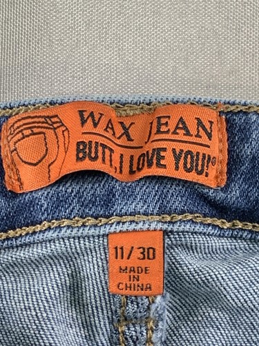 Wax Jean Jeans Womens 11/30 Skinny Stretch Denim High Rise Classic Dark Wash - Picture 9 of 11