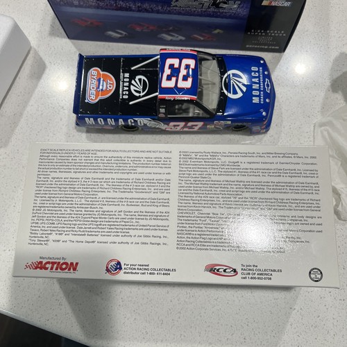 #33 Tony Stewart 2002 Monaco Chevy Race Truck Action 1:24 Scale 1 of 8652 - Picture 2 of 7
