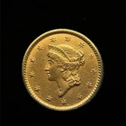 1853 (P) Liberty Head Gold $1 Dollar, Old U.S. Gold Coin, XF Details