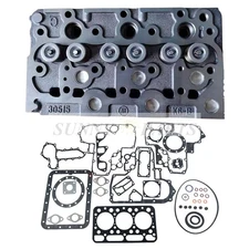 D1402 Cylinder Head Assy & Full Gasket Set fits Kubota L2202 L2402 L2550 L2650