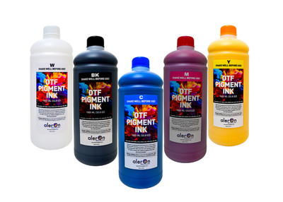 Premium DTF CMYK + White Ink   1000ml   Direct to Film Printing