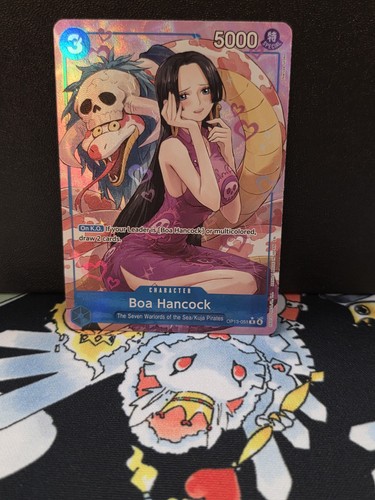 One Piece TCG English OP13-051 Boa Hancock Alt Art Parallel - Picture 1 of 2