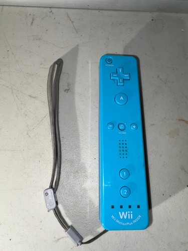 Mando a distancia Wiimote oficial Blue Teal OEM Nintendo Wii RVL-003 probado  - Imagen 2 de 4