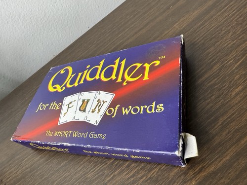 Quiddler Card Game the Short Word Game 1998 COMPLETE  w/Instructions 1998 - Picture 4 of 7