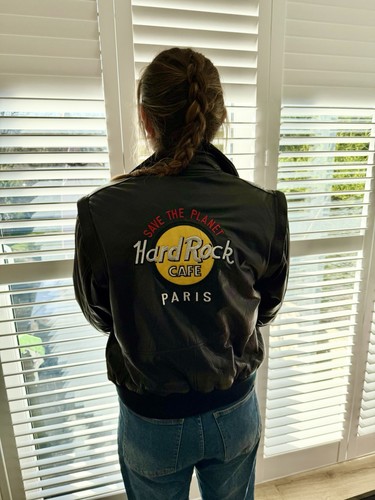 Giacca di pelle Hard Rock Cafe Paris - Foto 1 di 11
