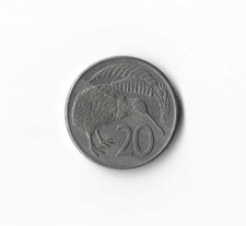 1981 New Zealand - 20 Cents - 228 - Copper Nickel - 11.3g