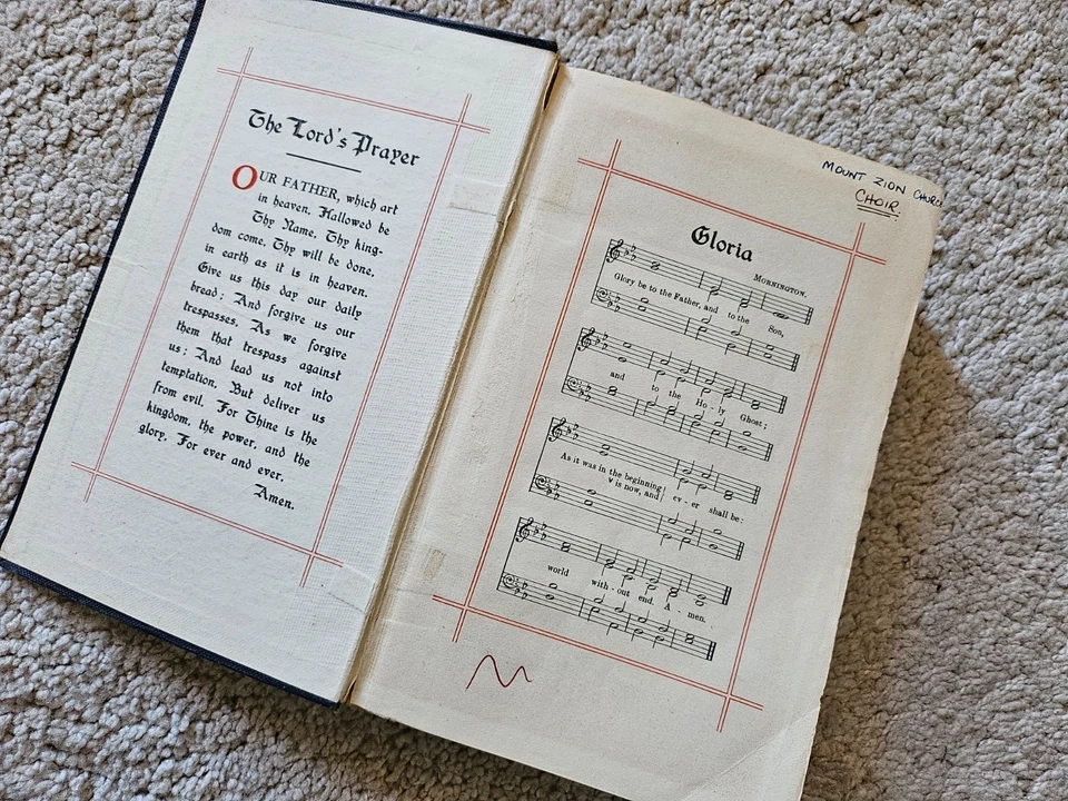 The Methodist hymn book with tunes hardback 1954 - Image 2 of 2