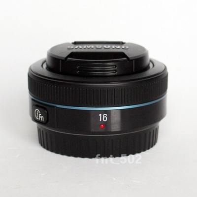 Samsung NX 16mm f/2.4 i-Function Wide-Angle Lens w/Pauch, Black [00137W]