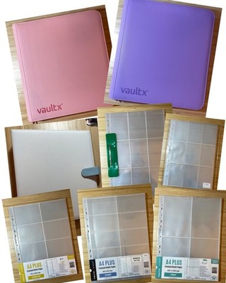 kpop photocard binder files and pages supplies collection meowcafe vaultx