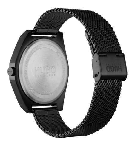 NWB Authentic Hugo Boss 1530108 Men's BUSINESS Watch Stainless Steel Mesh Black - Picture 3 of 16