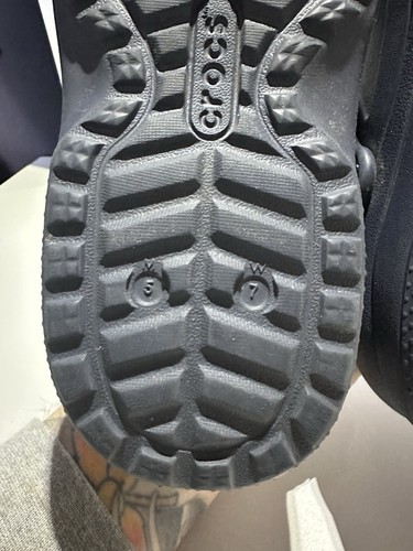Crocs Specialist II vent Navy Clog Men’s Size 5 Women’s 7 Slip On Work Wear - Picture 9 of 9