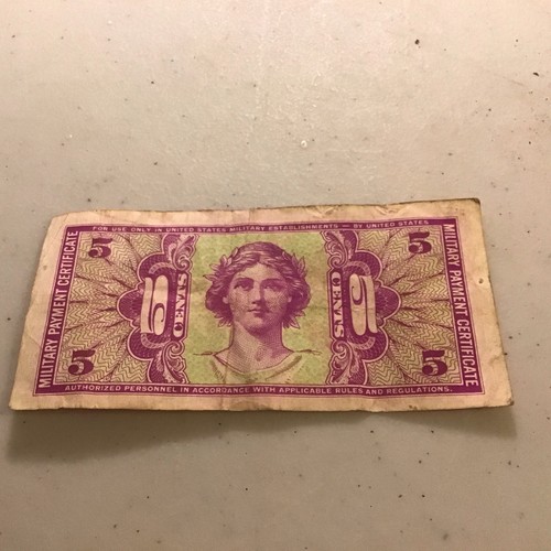 UNITED STATES - 5 Cent Military Payment Certificate (Series 541) 1958 - Picture 2 of 2