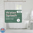 HARBOREST Clear Extra Long Shower Curtain Liner with Side Suction