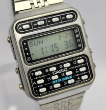 Casio Data Bank Calculator 246 CD-401 Quartz Vintage Men’s Watch