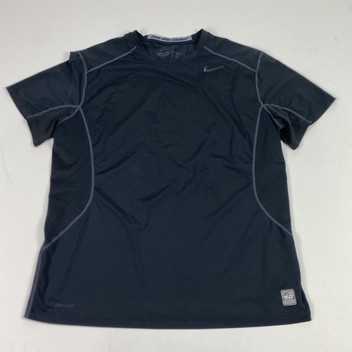 Camisa Nike Para Hombres 2XL Negra Pro Combat Dri-FIT Compresión Entrenamiento Atlético - Imagen 1 de 11