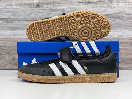 *NUEVOS Zapatos informales Adidas Samba Jane para mujer negros blancos de goma | JQ6445 - Imagen 1 de 13