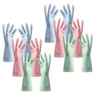 6 Pairs Wiederverwendbare Handschuhe Zum Geschirrspülen in Küche