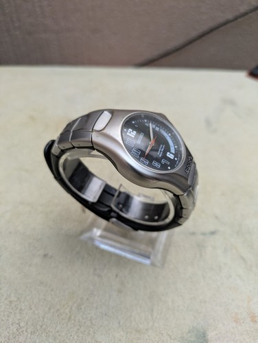 Men's Seiko 5J22-0A90 Kinetic Wrist Watch In Full Working Order And Keeping Time - Picture 16 of 23