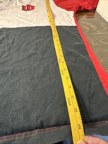 Vintage Legends Athletics Color Block Polo Herren XXL IU Indiana University T-Shirt - Bild 6 von 8