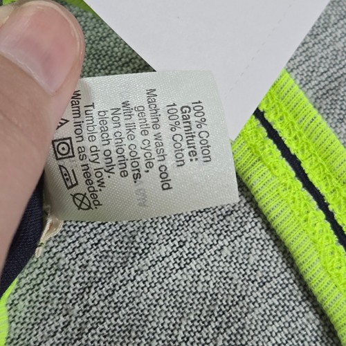Crew Cuts Girls Sz 14 NWT Navy Neon Green Sleeveless Dress Teen Spring Beachy - Picture 8 of 9