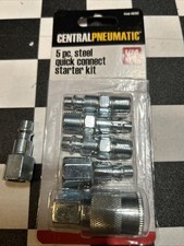 Central Pneumatic Steel Quick Coupler Set 5 Piece