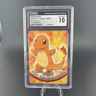 1999 TOPPS POKEMON TV #4 CHARMANDER - 1st EDITION FIRST PRINT BLUE LOGO