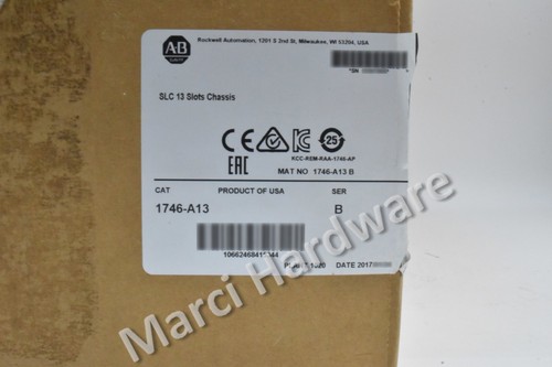 Surplus Open Allen Bradley 1746-A13 Ser B SLC 500 telaio 10 slot per 1746 - Foto 9 di 21