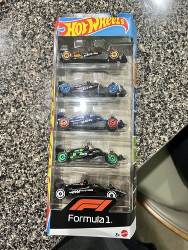 2025 HOT WHEELS 2024 FORMULA 1 F1 5 PACK MCLAREN ALPINE RED BULL SAUBER HAAS HTF - Picture 6 of 7