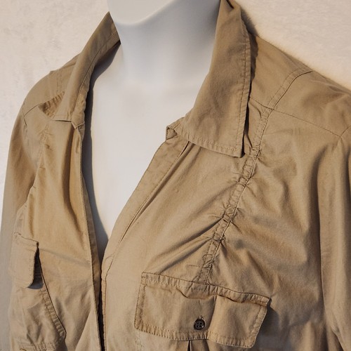 Lot of 2 Vintage Lane Bryant Women's Size 22/24 Button Up Shirt Roll Tab Sleeves - Picture 5 of 11