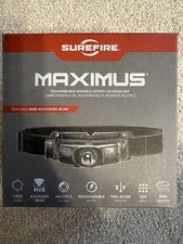 Surefire HS3-A-BK Maximus Rechargeable Variable-Output LED Headlamp - Black