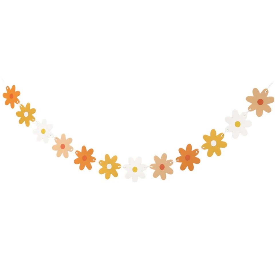 Banner Fiesta Margarita Boho Fácil de Instalar y Quitar Estilo Fresco Decorativo Foto 3 de 4