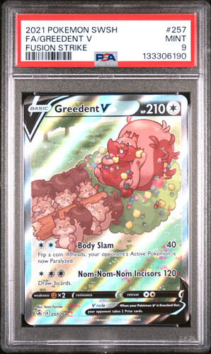 Greedent V graded PSA 9 for sale on eBay