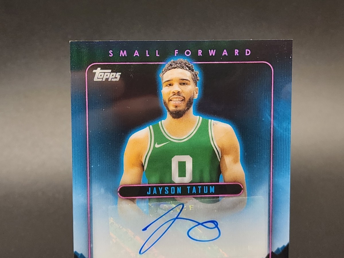Jayson Tatum RC 6 Piece Pache Auto 75枚限定 Jayson Tatum 2023-24 Topps Midnight #SMA-JT Stroke Of