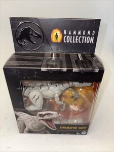 Jurassic World Hammond Collection Atrociraptor Ghost Dinosaur Mattel READ