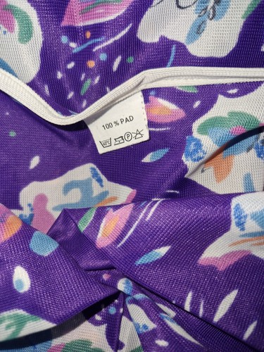 Nylon Dederon kittel schürze Vintage   Apron Gr. 46 -Original 70er Jahre- - Bild 2 von 3