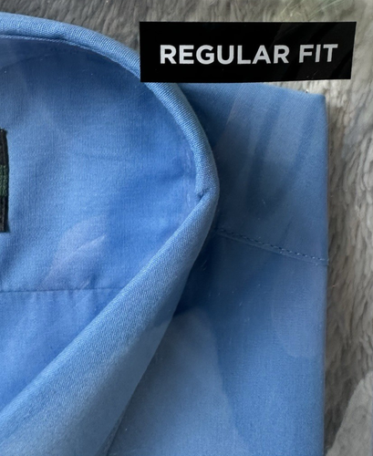 Colours By Alexander Julian Perfect Match blue shirt tie size large 16-16 1/2 - Picture 7 of 8