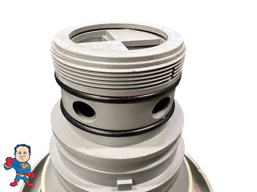 7 3/8" Face Diameter Crossfire Jet Gray Smooth Threaded In the back Master Spa - Picture 3 of 10