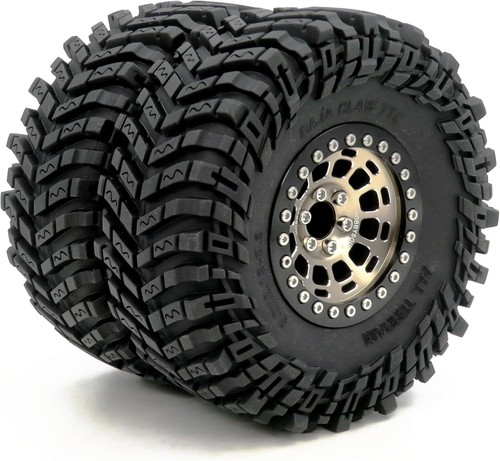 All-Terrain Performance: 10mm Offset Aluminium Wheels and 5.0’ Crawler Tires Set - Picture 5 of 8